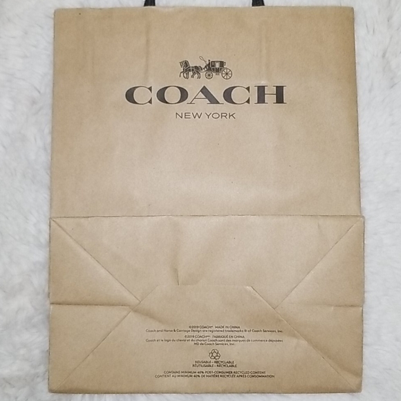 Coach brown paper bag - Picture 3 of 7